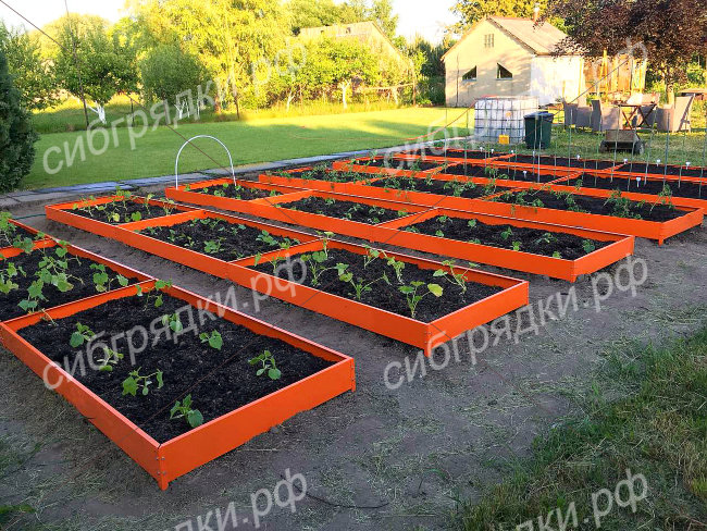 Грядки с двусторонним покрытием 15 см в Самаре Грядки с двусторонним покрытием 15 см в Самаре