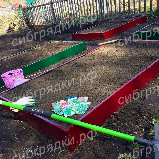 Грядки с двусторонним покрытием 15 см в Самаре Грядки с двусторонним покрытием 15 см в Самаре