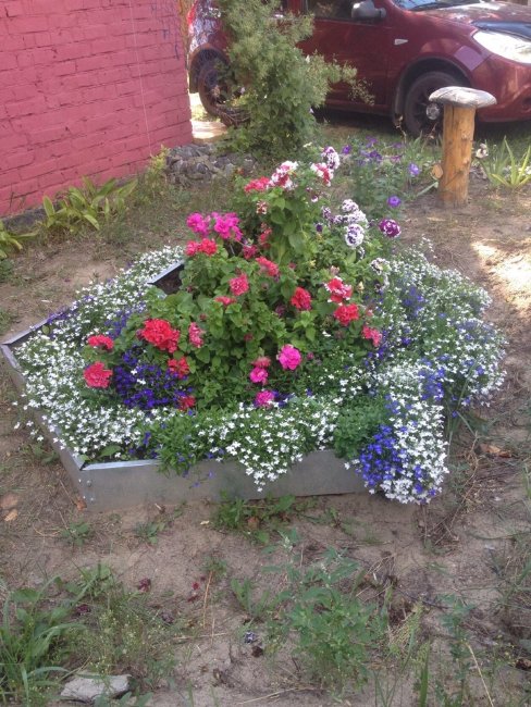 Клумба "Альпийская горка" оцинкованная в Самаре